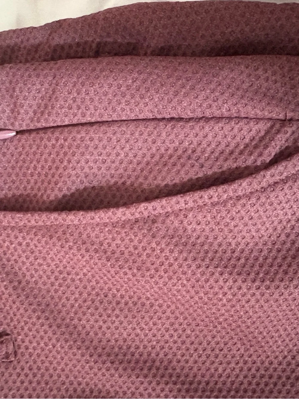 Twillory Air Performance Suit Mens 42S (30x30) Burgundy Technical Fabric